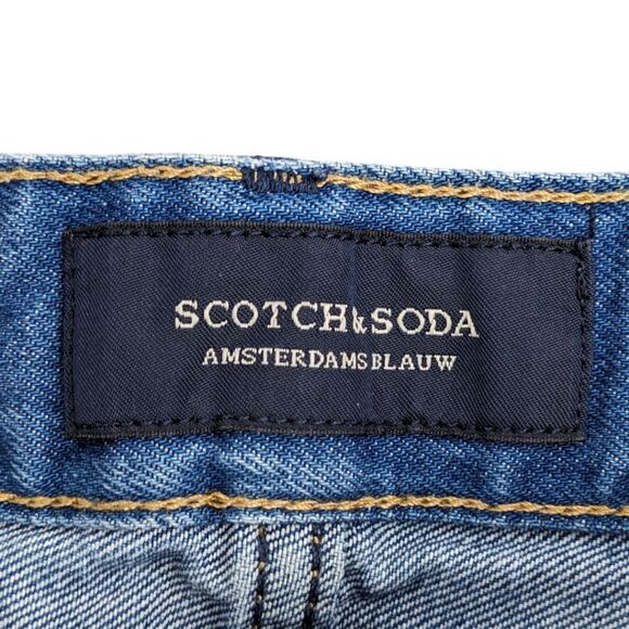 Scotch & Soda Amsterdam Ralson Harpoon Jeans Blue Wash Slim Fit Men's Size 29x32 - Picture 6 of 12